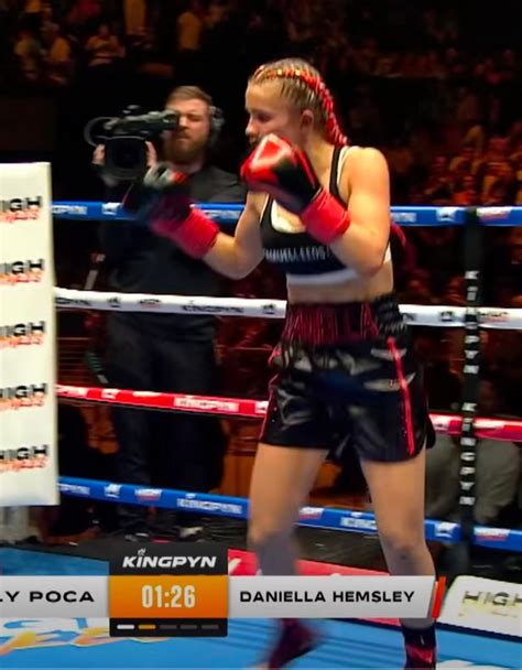 daniel hemsley celebration|Kingpyn Boxing video: Daniella Hemsley flashes fans after。